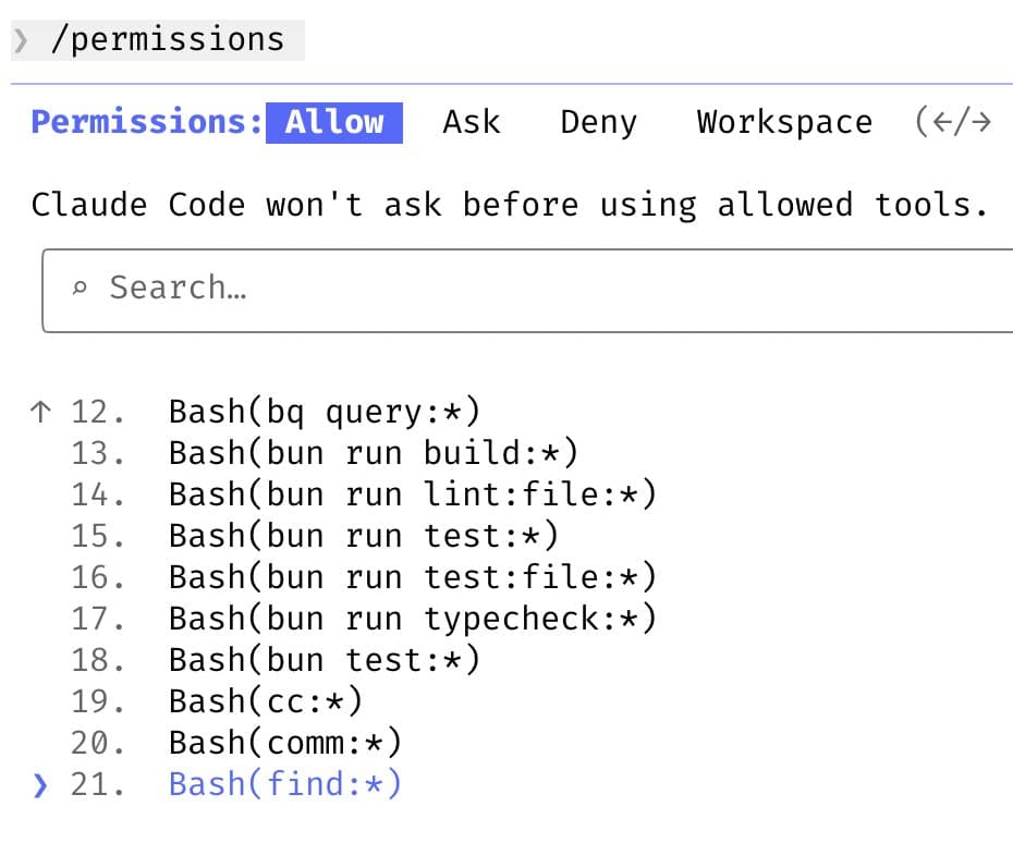 Permissions